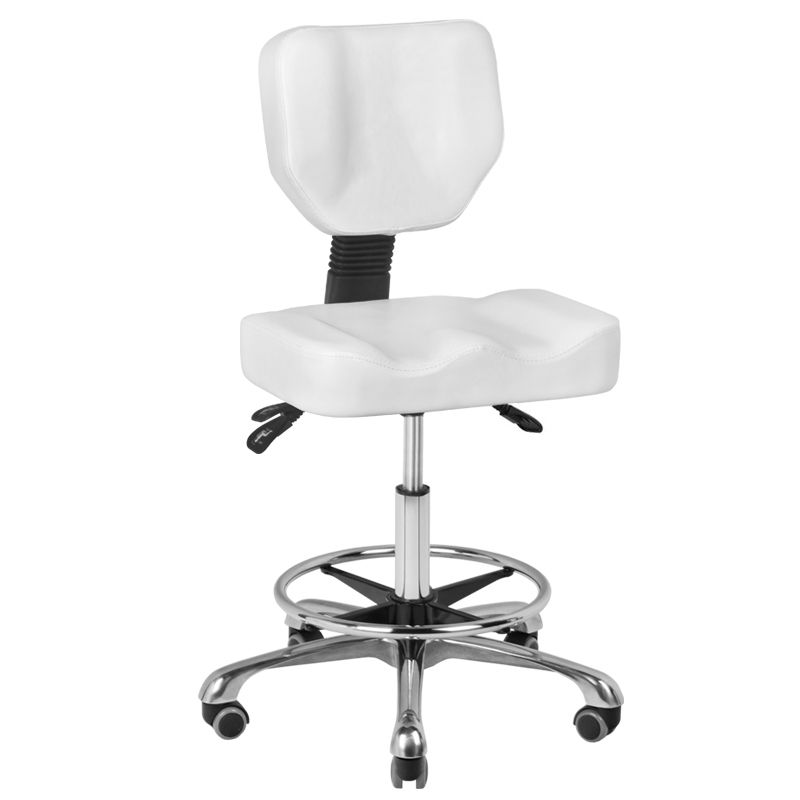 Taboret kozmetični A-4299 biały