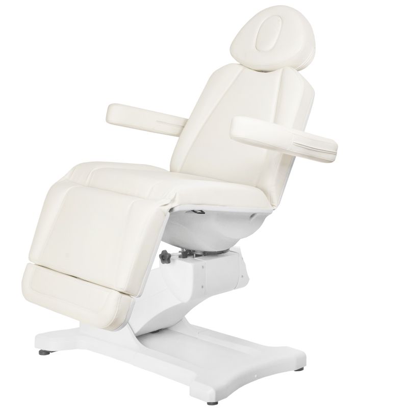Stol kozmetični elektr. Azzurro 869A obrotowy 4 siln. biały